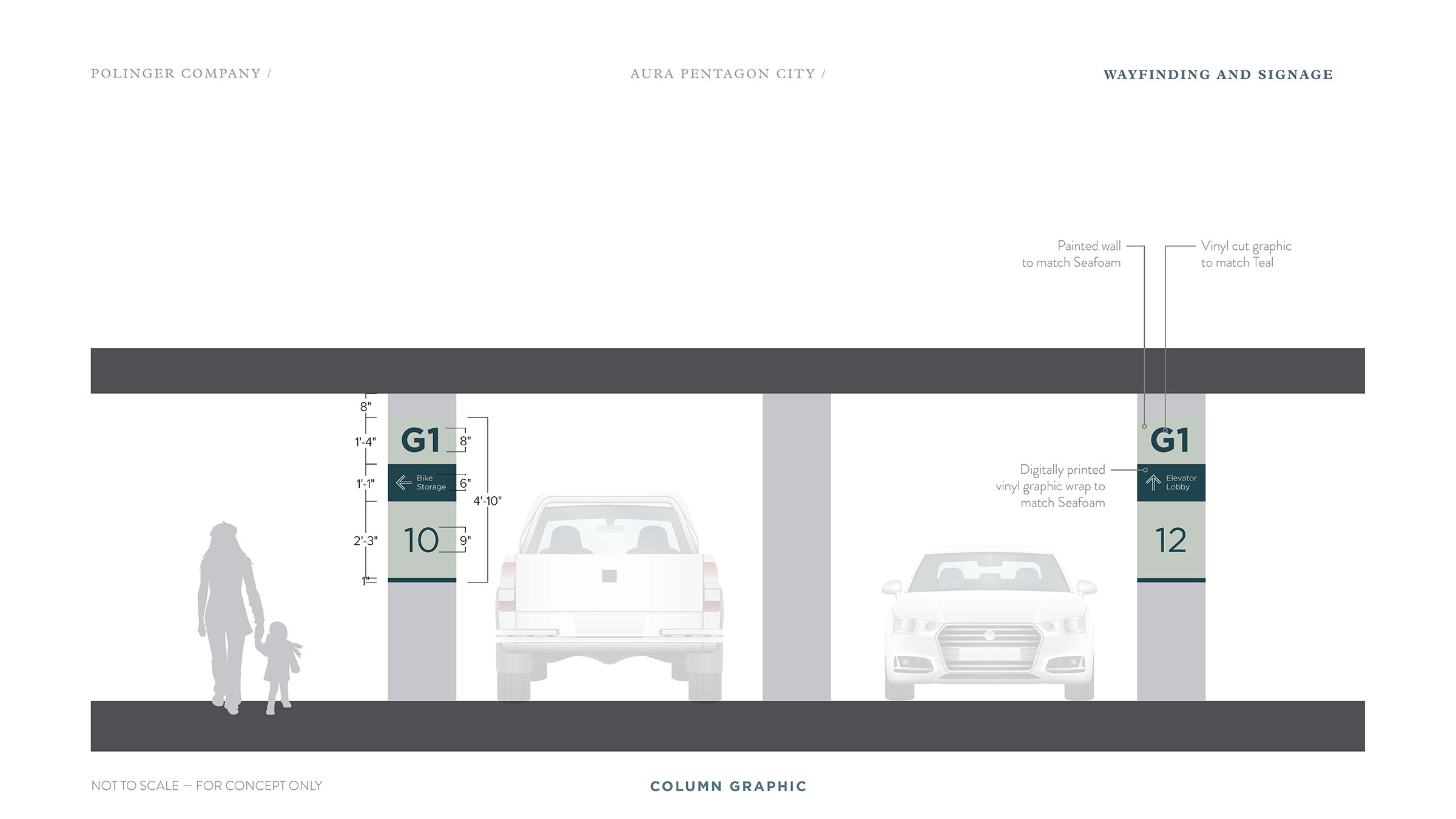 Garage Column Graphic