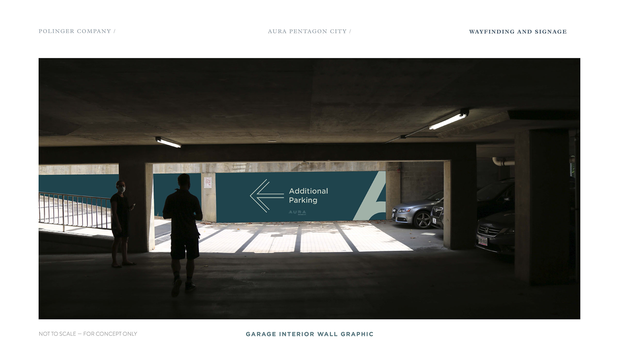 Garage Interior Wall Graphic Mockup