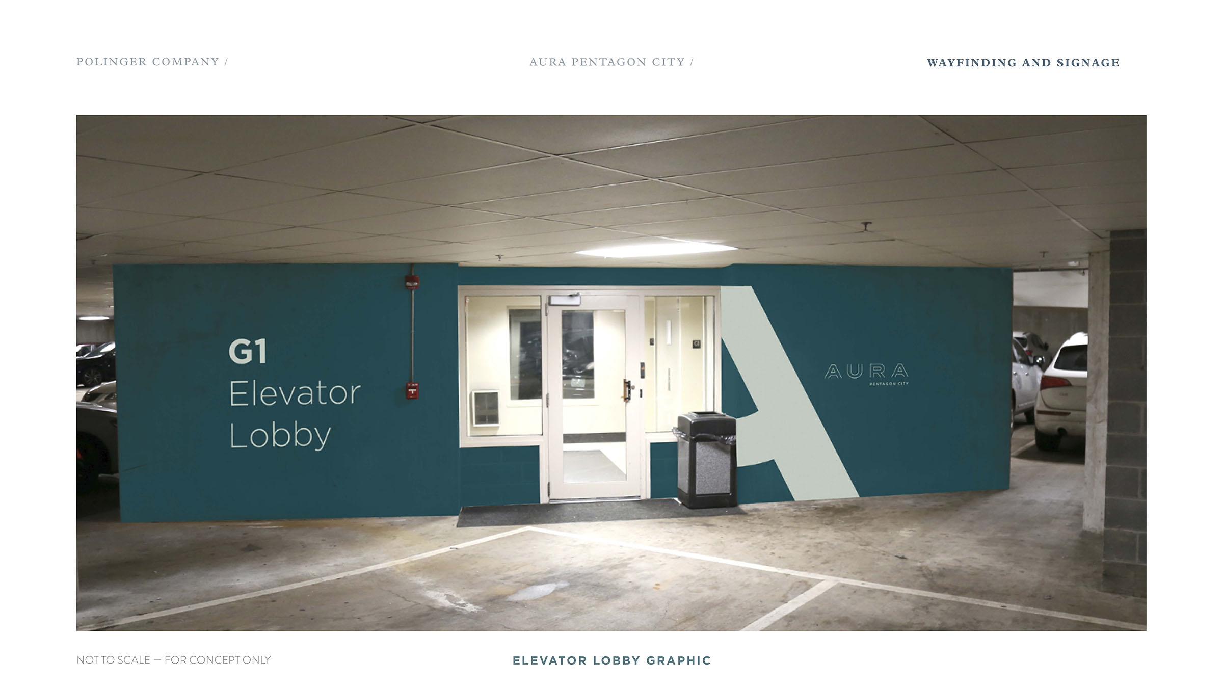 Elevator Lobby Graphic Mockup