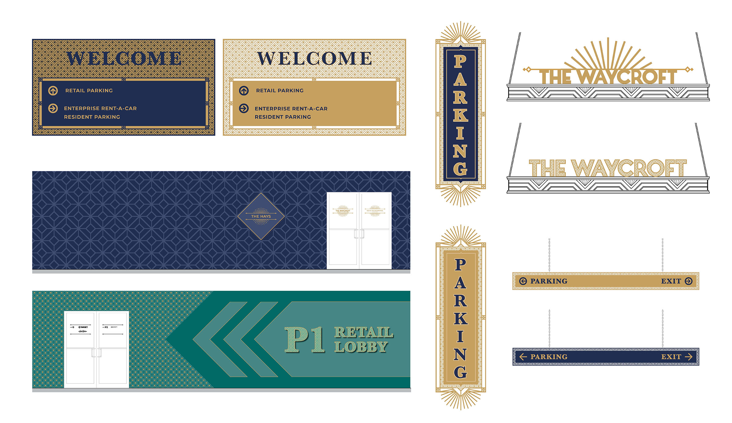 Garage Entrance Canopy Mockup