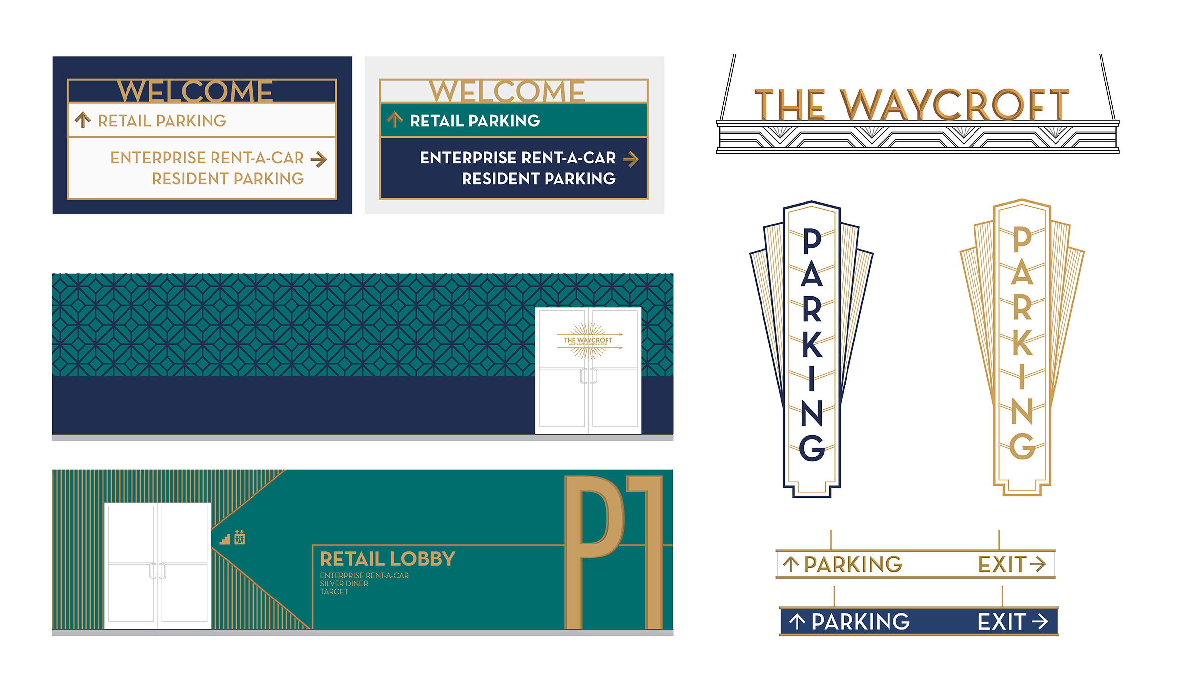 Garage Entrance Canopy Mockup